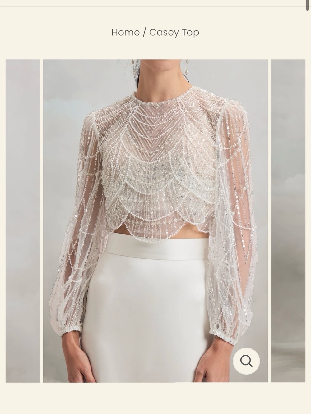 Catherine Deane Casey Topper - BNWT Size 0